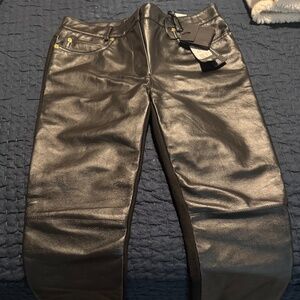 Versace Leather Pants (Never Worn, Brand New)